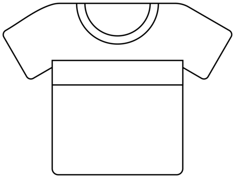 T Shirt Emoji Coloring Page